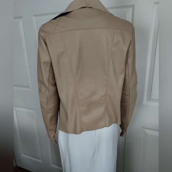 Bagatelle Faux Leather Spring Jacket Large - Picture 6 of 9